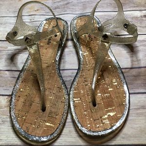 Kate Spade Sparkle Jelly Sandals